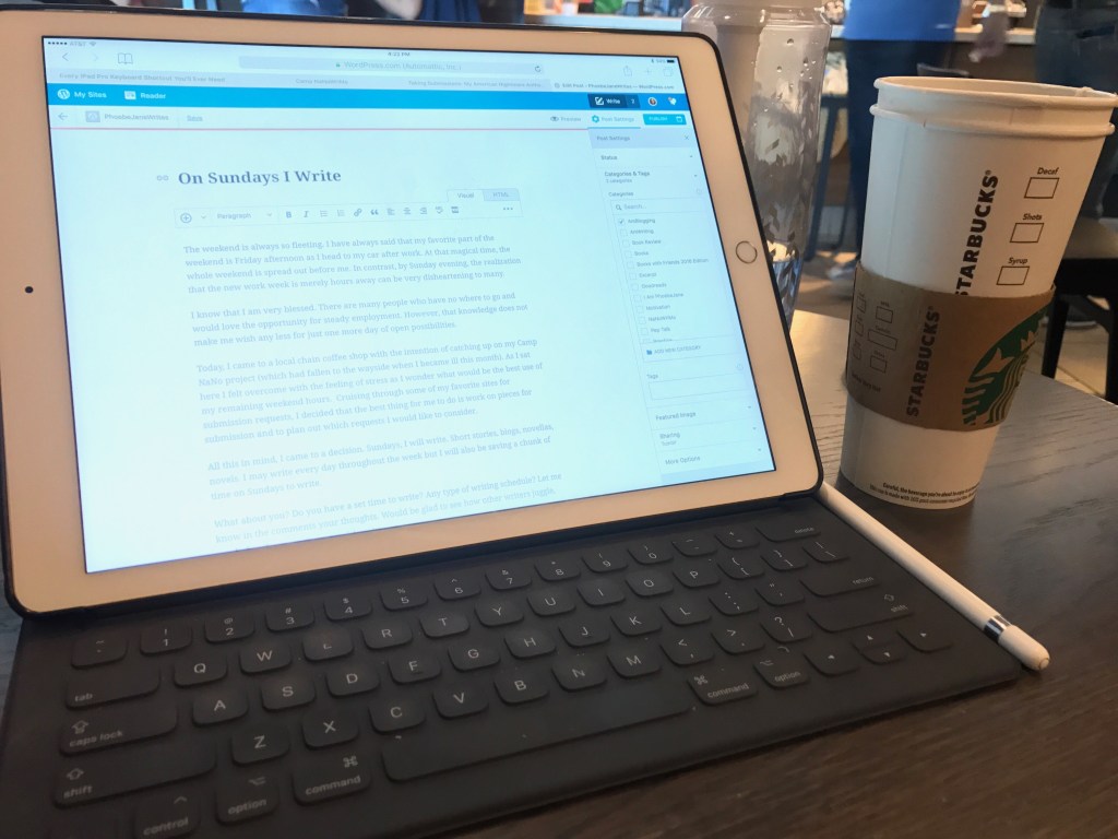 On Sundays I Write