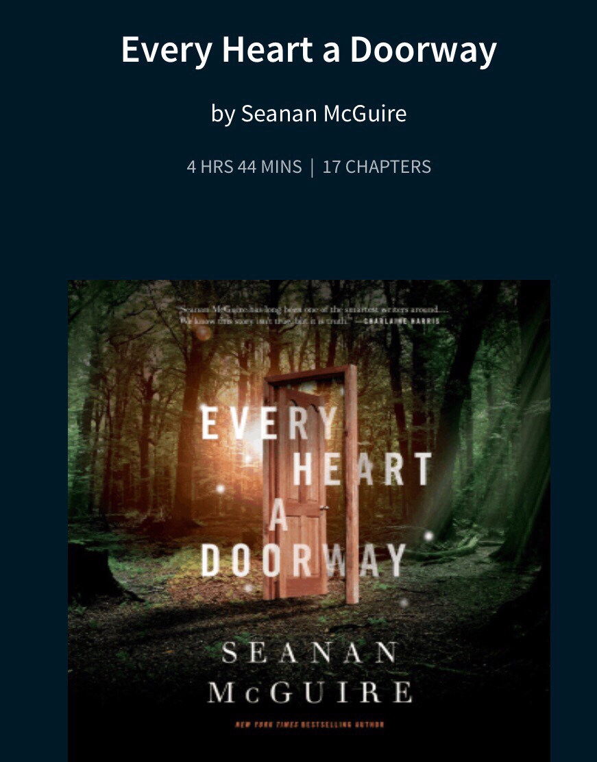 Book Review  – Every Heart A Door by Seanan&nbsp;McGuire