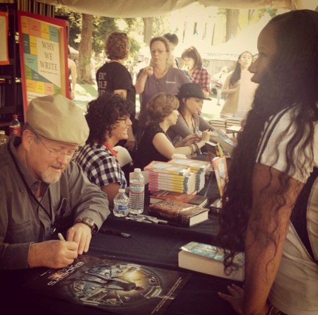 Me at LA Festival of Books 4.20.13